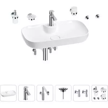 Раковина для ванной Wellsee Croquis 2.0 201005916