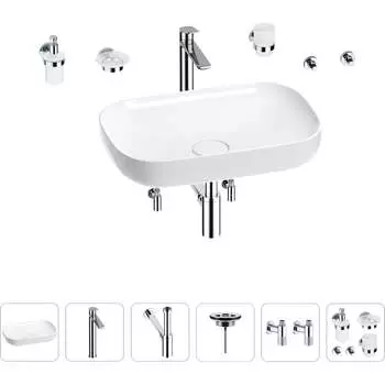 Раковина для ванной Wellsee Croquis 201005626