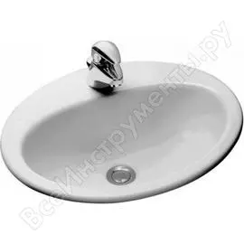 Раковина jacob delafon ovale dessus e1358-00 50х41,5 см 00000012477