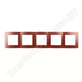 Пятиместная рамка ЭРА 12500524 Б0019421