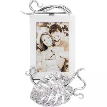 Рамка для фото BOGACHO Monstera Deliciosa 75121/белый