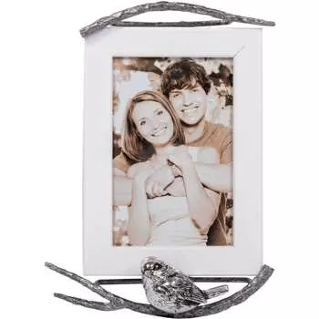 Рамка для фото на стену BOGACHO Зарничка 75627/белый