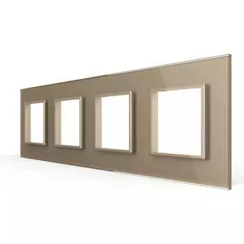 Рамка для розетки LIVOLO BB-C7-SR/SR/SR/SR-13