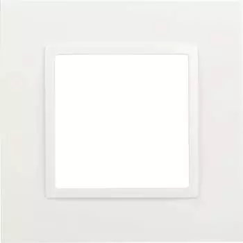 Рамка для розеток и выключателей ЭРА Elegance 14501101 Classic, на 1 пост, белый Б0060571