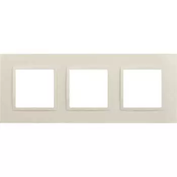 Рамка для розеток и выключателей ЭРА Elegance 14501302 Classic, на 3 поста, слоновая кость Б0060582