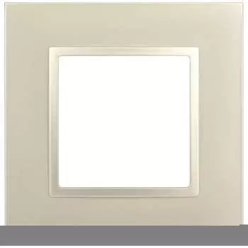 Рамка для розеток и выключателей ЭРА Elegance 14501104 Classic, на 1 пост, шампань Б0060574