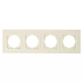 Четырехместная рамка Nilson Alegra naturel 25120094