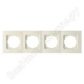 Четырехместная рамка Nilson Touran naturel 24120094