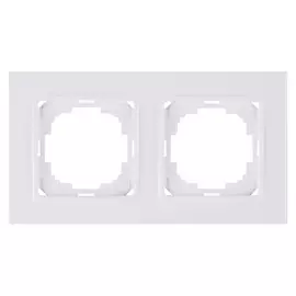 Двухместная рамка Nilson Alegra naturel 25110092