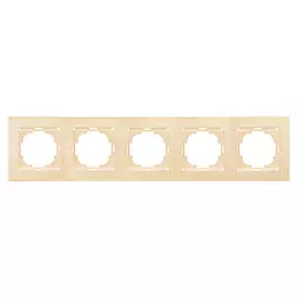 Пятиместная рамка Nilson Touran wood 24280095