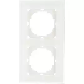 Двойная рамка Nilson Selene 23WH0092