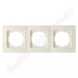 Трехместная рамка Nilson Touran naturel 24120093