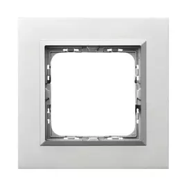 Рамка ospel sonata 1-ая, алюминий r-1rac/35/38