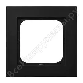 Рамка ospel sonata 1-ая, черный металлик r-1r/33