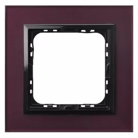 Рамка ospel sonata 1-ая, сливовое стекло r-1rgc/61/25