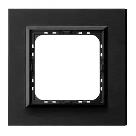Рамка ospel sonata 1-ая, тертый антрацит r-1rac/64/25