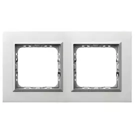 Рамка ospel sonata 2-ая алюминий r-2rac/35/38