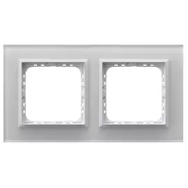 Рамка ospel sonata 2-ая, белое стекло, r-2rgc/31/00