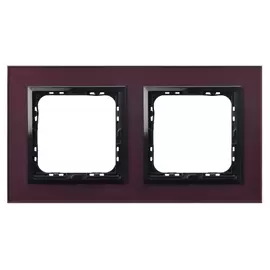 Рамка ospel sonata 2-ая, сливовое стекло r-2rgc/61/25