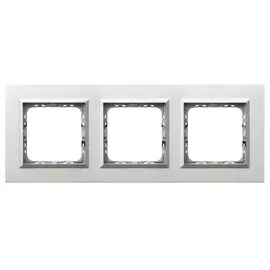 Рамка ospel sonata 3-ая, алюминий r-3rac/35/38