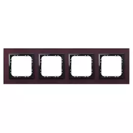 Рамка ospel sonata 4-ая, сливовое стекло r-4rgc/61/25