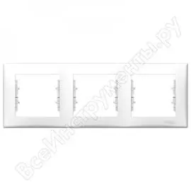 Горизонтальная трехместная рамка Schneider Electric