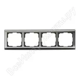 Четырехместная рамка Smartbuy Нептун SBE-05gn-Metal-FR-4