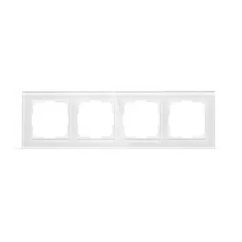 Четырехместная рамка Smartbuy Нептун SBE-05w-Glass-FR-4