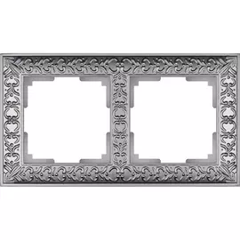 Рамка werkel wl07-frame-02 на 2 поста матовый хром a046426
