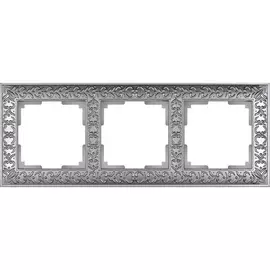 Рамка werkel wl07-frame-03 на 3 поста матовый хром a046427