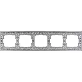 Рамка werkel wl07-frame-05 на 5 постов матовый хром a046429