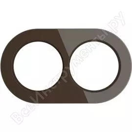 Рамка werkel wl21-frame-02 на 2 поста коричневый a044899