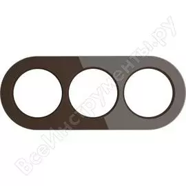 Рамка werkel wl21-frame-03 на 3 поста коричневый a044900