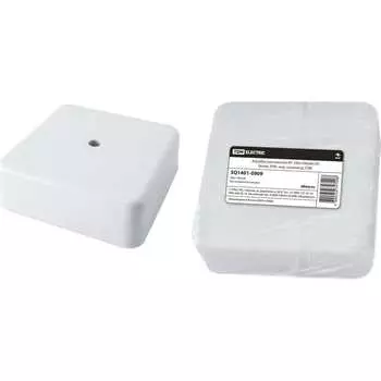 Распаечная коробка TDM ELECTRIC КР 100х100х44 ОП белая, IP40, инд. штрихкод SQ1401-0909