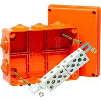 Распределительная коробка для открытой проводки Рувинил 67053НГ