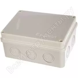 Распределительная коробка epplast оп 150x110x70мм, белая, 10 выходов, без гермовводов, ip 54, 215311