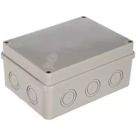 Распределительная коробка epplast оп 150x110x70мм, серая, 10 выходов, без гермовводов, ip 54, 215312