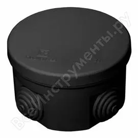 Распределительная коробка промрукав для о/п безгалогенная hf черная 80х50 40-0120-9005