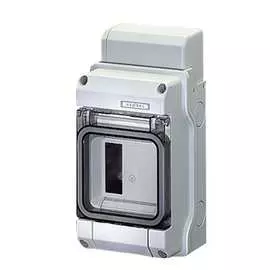 Распределительный навесной щит hensel щрн-п-3 ip65 пластиковый с клеммой pe-n 6100055