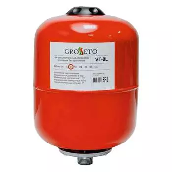 Расширительный вертикальный бак (экспанзомат) Grosseto