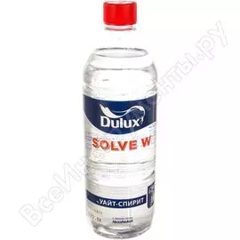 Растворитель dulux solve w уайт-спирит 1 л 5181623