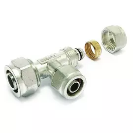 Равнопроходной тройник comap серия 9467 turboskin, латунь, 32x3 9467096-02