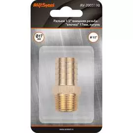 Разъем AV Steel AV-700319B