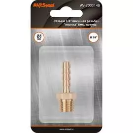 Разъем AV Steel AV-700314B