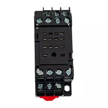 Разъем для крепления на din-рейку промежуточного реле пр-102 4 конт. (3-5)а DEKraft рр-102 23955DEK