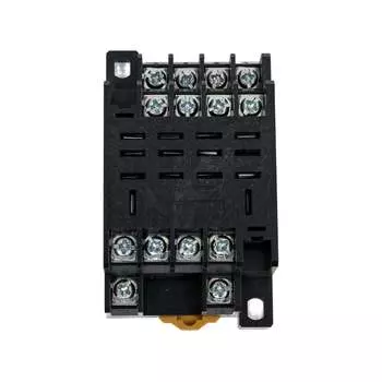 Разъем для крепления на din-рейку промежуточного реле пр-102 4 конт. 10а DEKraft рр-102 23958DEK