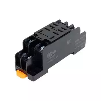 Разъем для крепления на din-рейку промежуточного реле пр-102 2 конт. 10а DEKraft рр-102 23956DEK