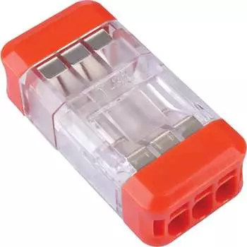 Разъемная монтажная 3-проводная клемма STEKKER LD700-413 39879