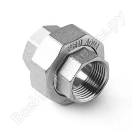 Прямое резьбовое разъемное соединение PRO AQUA 20-f15-f15x