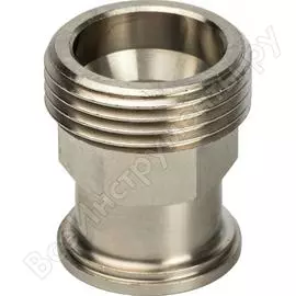 Разъемное соединение stout с обратным клапаном никелированное 1" sdg-0019-020025